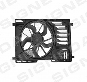 Diffuser radiator shroud assembly Ford Escape MK3 13-16 prerest 1.6T 2.5 SIGNEDA