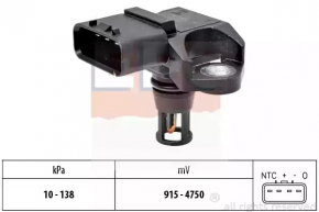 Absolute pressure sensor map sensor Toyota Prius 30 10-15 EPS