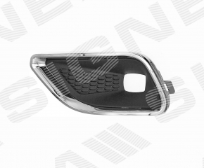 Left fog light frame Jeep Cherokee KL 19-21 with chrome frame, SIGNEDA