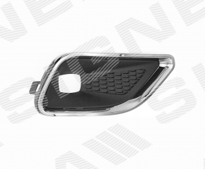 Right fog light frame Jeep Cherokee KL 19-21 with chrome frame, SIGNEDA
