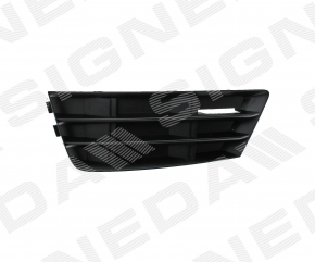 Front bumper grille left Audi A4 B9 17-19 without radar, mat SIGNEDA