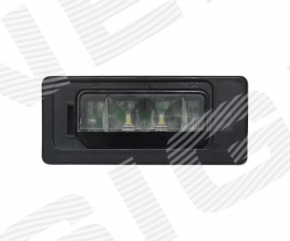Trunk lid number plate light left VW Passat b8 16-19 USA SIGNEDA