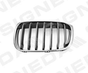 Radiator grill left BMW X1 F48 16-19 X-line gray grill SIGNEDA