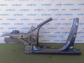 Front left quarter Mercedes W213 E 17-23 sawed off, with central pillar, graphite