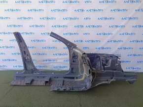 Front left quarter Mercedes W213 E 17-23 sawed off, with central pillar, graphite