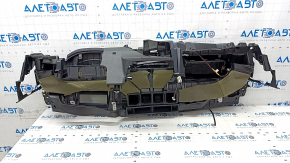 Torpedo front panel without AIRBAG Toyota Camry v70 18 black under projection, cracks, for dry cleaning