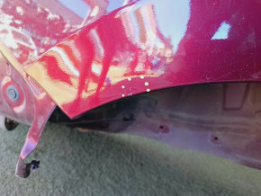 Quarter wing rear right Honda Insight 19-22 sawn off, with central pillar, red, made, pokes