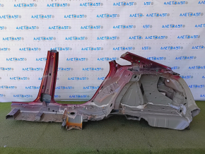 Quarter wing rear right Honda Insight 19-22 sawn off, with central pillar, red, made, pokes