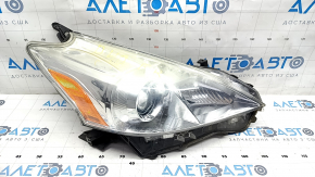 Headlight front right Toyota Prius V 12-14 bare, pre-rest, halogen, sand, for polishing