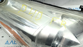 Headlight front right Toyota Prius V 12-14 bare, pre-rest, halogen, sand, for polishing