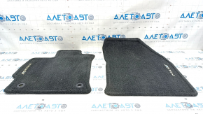 Set of floor mats for Toyota Prius V 12-17 cloth black, for cleaning