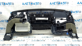 Torpedo front panel upper part without AIRBAG Toyota Prius V 12-17 black, scratches