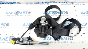 Driver's seat belt with tensioner Honda CRV 23- black, broken belt