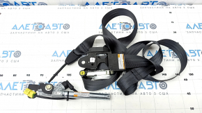 Driver's seat belt with tensioner Honda CRV 23- black, broken belt