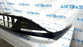 Rear bumper lip Hyundai Sonata 20-22 SEL, SEL Plus, Limited, black, broken mount, scratches