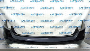 Rear bare bumper Hyundai Sonata 20-22 US without parking sensors, graphite, broken mount