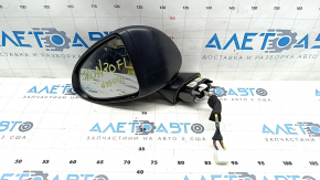 Side mirror left Hyundai Sonata 20- 8 pins, turn signal, heating, BSM, graphite