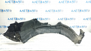 Front right fender liner Toyota Prius V 12-14 pre-restoration, tear