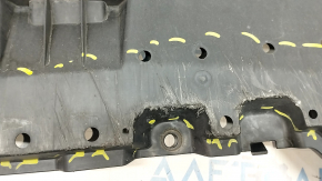 Front bumper protection Toyota Prius V 12-17 is worn, torn