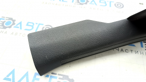 Rear left door sill trim Hyundai Sonata 20 - gray, scuffs, broken mount