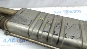 Muffler rear part barrel right G550 W463 19- with damper, without actuator, dented