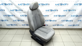 Passenger seat Hyundai Sonata 20-22 without airbag, mechanical, gray cloth, for cleaning