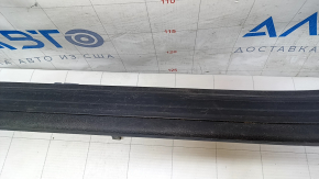 Door sill trim inner right Audi Q7 4L 10-15 black, scratches, broken mount