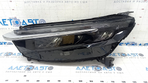 Front left headlight complete Honda CRV 23- LED with chrome molding