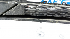 Front bumper lip Hyundai Sonata 20-22 SEL, SEL Plus, Limited, break, broken fasteners, scratches
