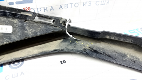 Front bumper lip Hyundai Sonata 20-22 SEL, SEL Plus, Limited, break, broken fasteners, scratches