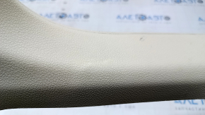 Door sill trim right VW Passat b7 12-15 USA beige, scratches, plastic turned white