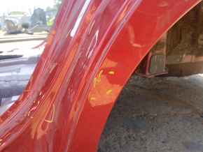 Quarter wing rear left Toyota Prius V 12-17 red, on the body, dents, bumps