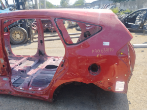 Quarter wing rear left Toyota Prius V 12-17 red, on the body, dents, bumps