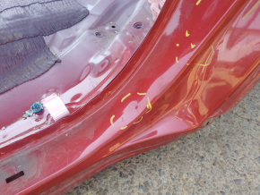 Quarter wing rear left Toyota Prius V 12-17 red, on the body, dents, bumps