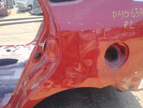 Quarter wing rear left Toyota Prius V 12-17 red, on the body, dents, bumps