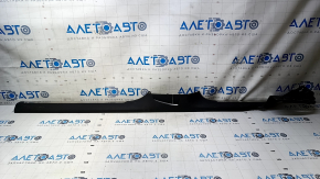 Door sill trim right VW CC 08-17 black, with chrome inserts, scratches