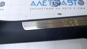 Door sill trim right VW CC 08-17 black, with chrome inserts, scratches