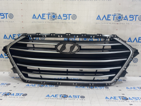 Radiator grill grill Hyundai Elantra AD 17-18 prerest matte chrome