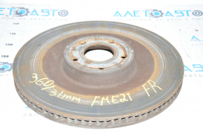 Front right brake disc Ford Mustang Mach-E 21-23 rusty, 360/31mm