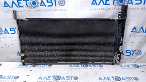 Air conditioner radiator condenser Lexus CT200h 11-17 painted, honeycombs are damaged