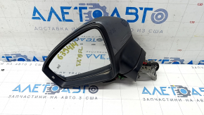 Side mirror left VW Tiguan 18- 6+2 pins, BSM, turn signal, heated, graphite