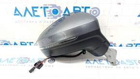 Side mirror right VW Tiguan 18- 6+2 pins, BSM, turn signal, heated, graphite, chip