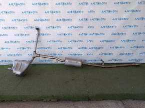 Exhaust line middle part with barrel Honda CRV 23- 1.5T AWD is flattened