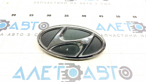 Hyundai Sonata 20-22 Trunk Lid Release Button Emblem Dark Gray