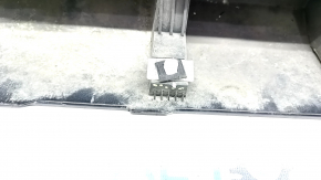 Left threshold Hyundai Sonata 20-22 complete, with seal, graphite, broken fasteners