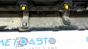 Right threshold Hyundai Sonata 20-22 complete, with seal, graphite, broken fasteners