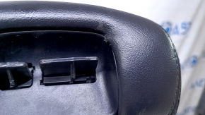 Console center armrest Dodge Durango 14-20 black, armrest 2 compartments, scratches, tear, broken mount