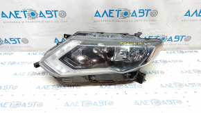 Headlight front left Nissan Rogue 17 - bare halogen, sand