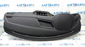 Torpedo front panel with AIRBAG VW Tiguan 18- black, rusty pyropatron