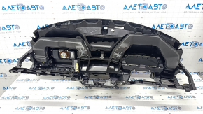 Torpedo front panel with AIRBAG VW Tiguan 18- black, rusty pyropatron